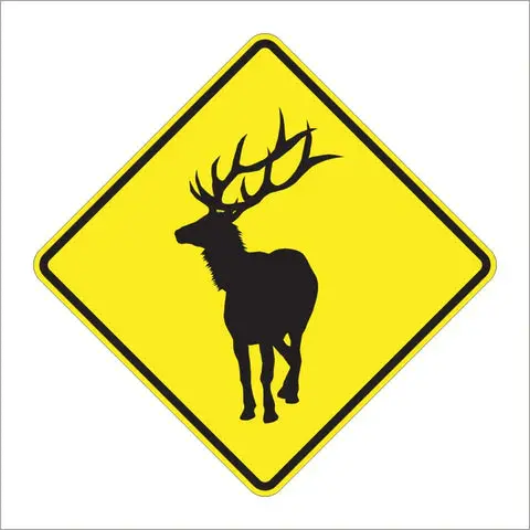 W11-20 Elk Sign 1