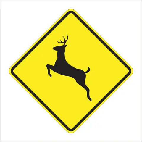 W11-3 Deer Sign 1