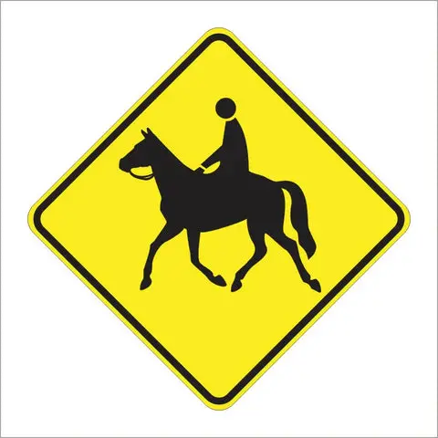 W11-7 Equestrian Sign 1