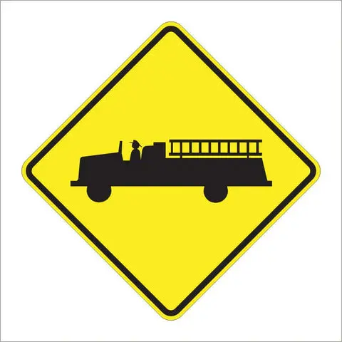 W11-8 Emergency Vehicle Sign 1