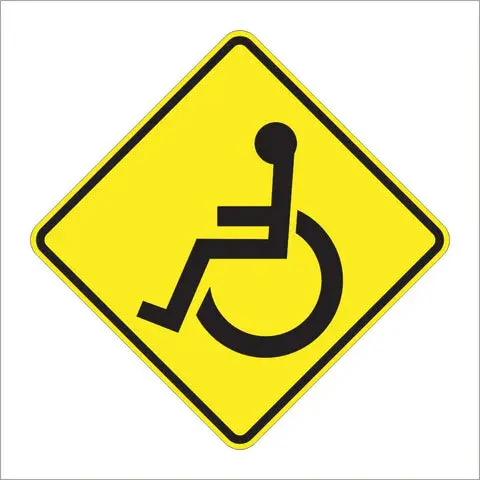 W11-9 Wheelchair Sign 1