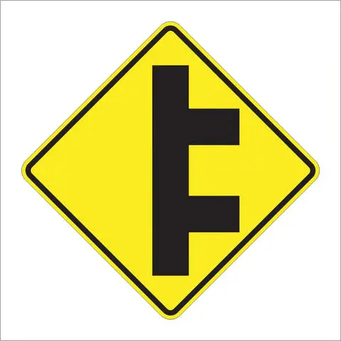 W2-8 Double Side Roads Symbol Sign 1