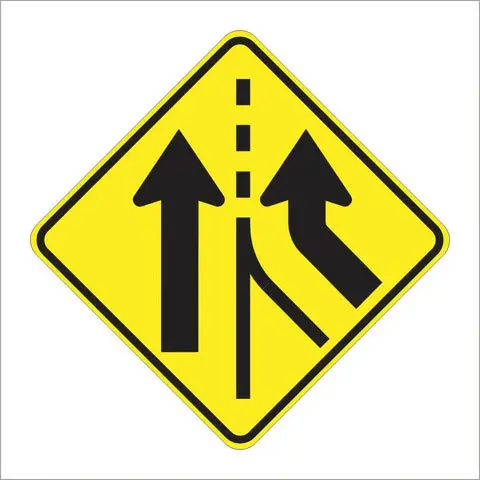 W4-3 Added Lane Sign 1