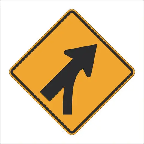 W4-5 Entering Roadway Merge Sign 1
