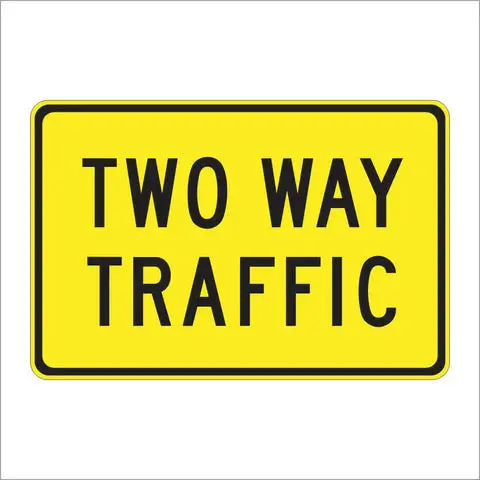 W44a (Ca) Two Way Traffic Sign 1