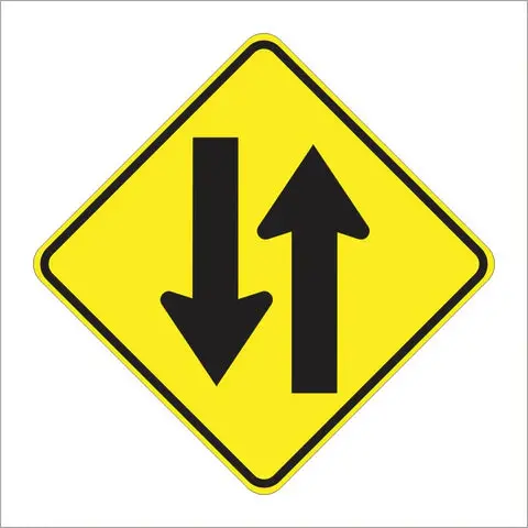 W6-3 Two-Way Traffic Sign 1