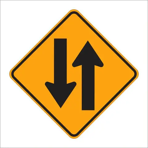 W6-3 Two Way Traffic Sign 1