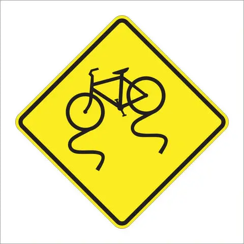 W8-10 Bicycle Surface Condition Sign 1