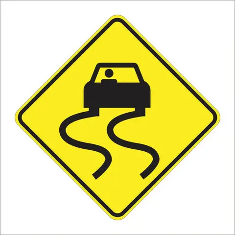 W8-5 Slippery When Wet Sign 1