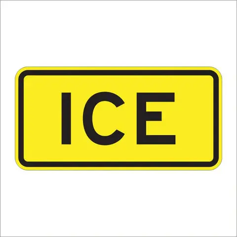 W8-5Ap Ice Sign 1