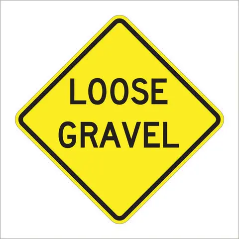 W8-7 Loose Gravel Sign 1