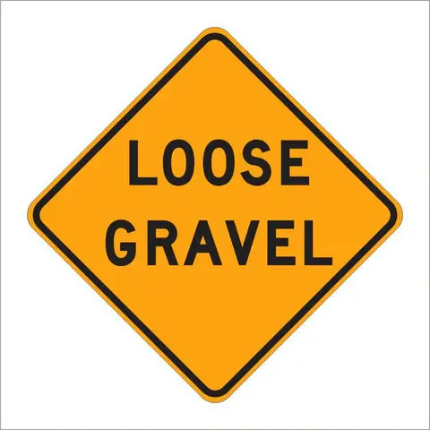 W8-7 Loose Gravel Sign 1