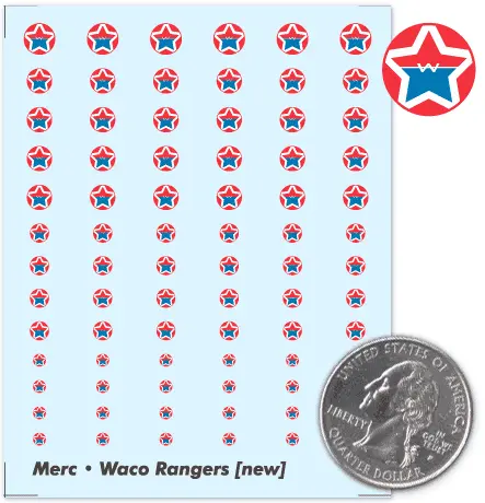 Waco Rangers (New) Decals 1