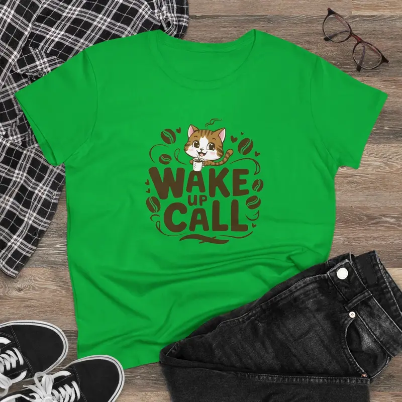 Wake Up Call Coffee Lover Women T-Shirt 5