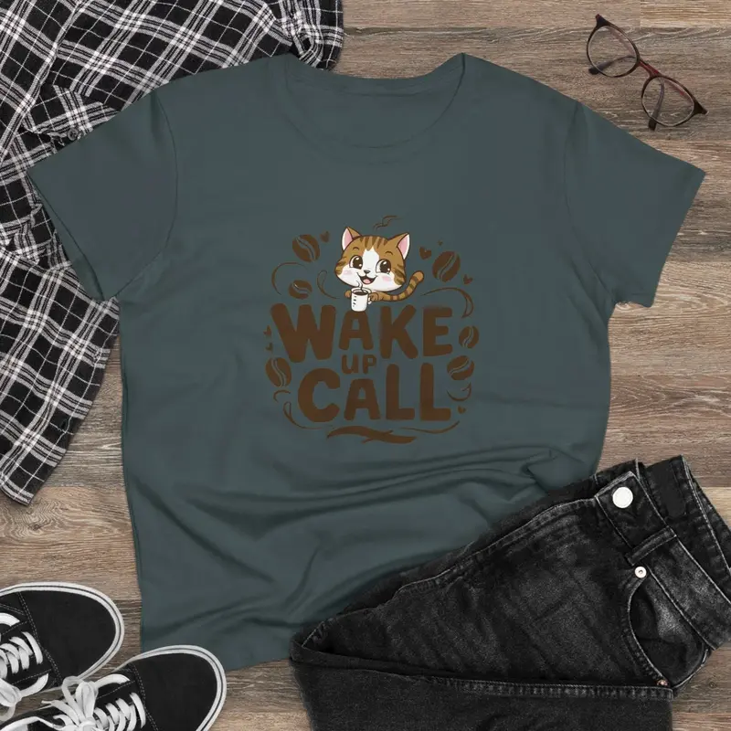 Wake Up Call Coffee Lover Women T-Shirt 7