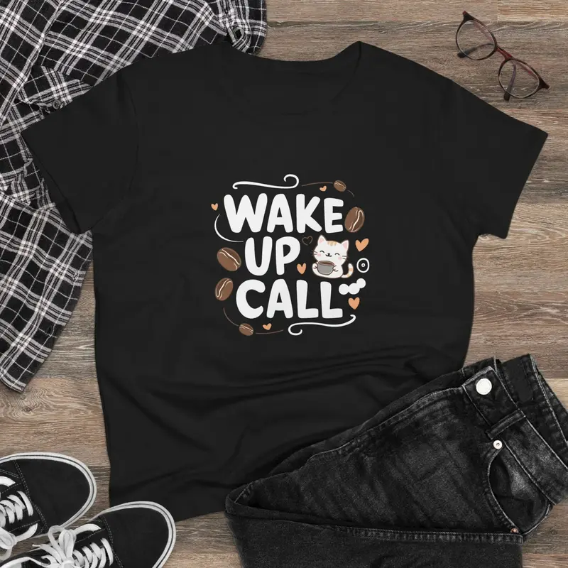 Wake Up Call Coffee Lover Women Tees 3