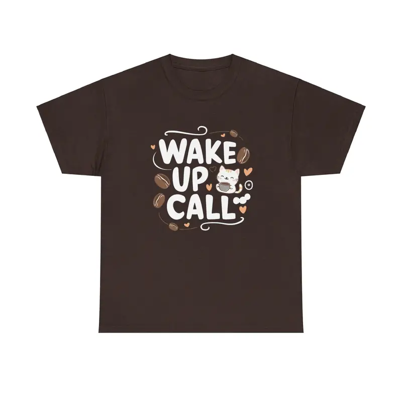 Wake Up Call Cotton T-Shirt 6