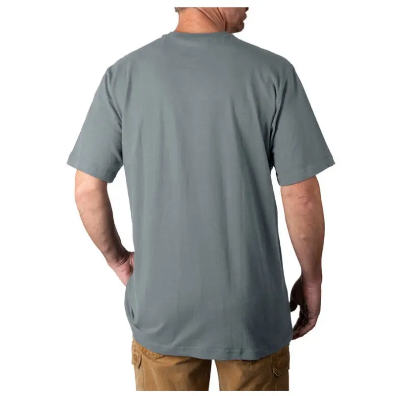 Walls Men's Grit Heavyweight Short Sleeve Work Shirt - Heather Grey 2