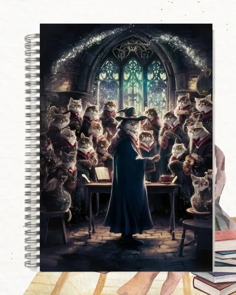 Wand Whispers Ruled Line Notebook 1