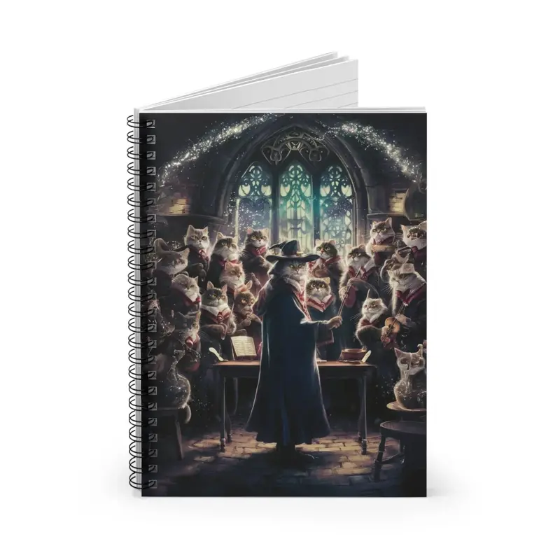 Wand Whispers Ruled Line Notebook 2