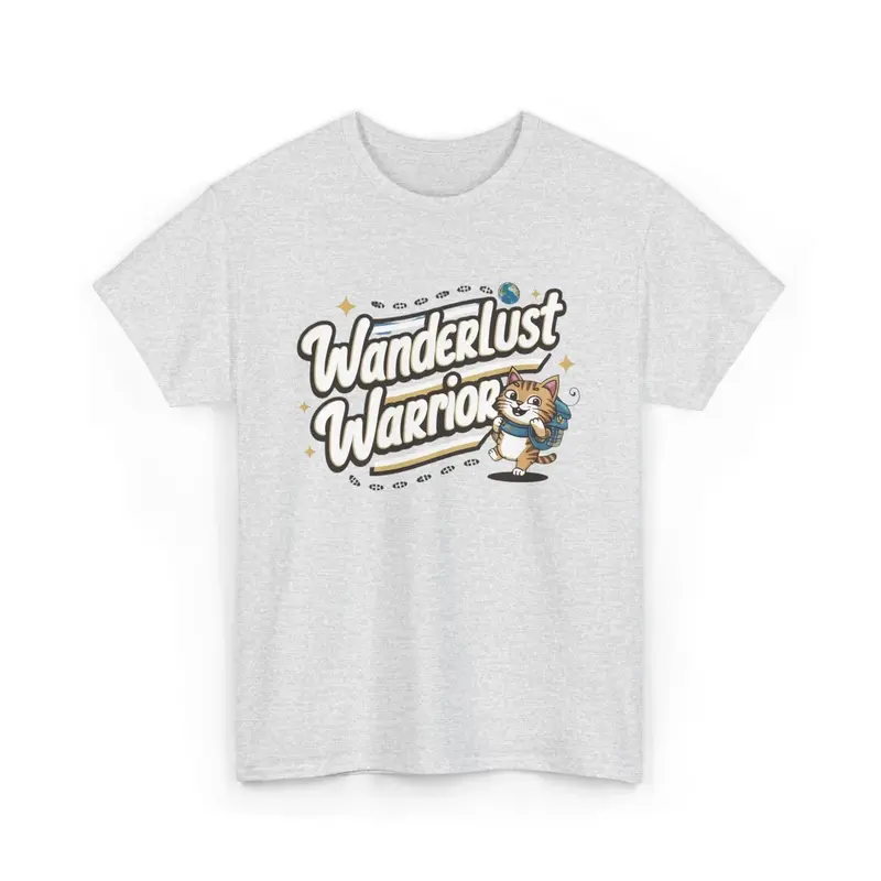 Wanderlust Warriors Travel Vacation Cotton T-Shirt 3