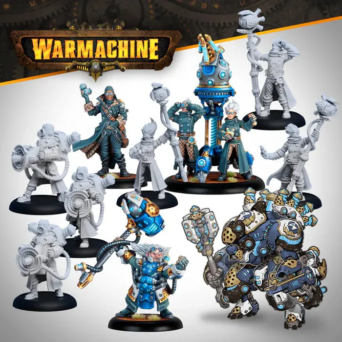 Warmachine: Cygnar Storm Forge Command Cadre 1
