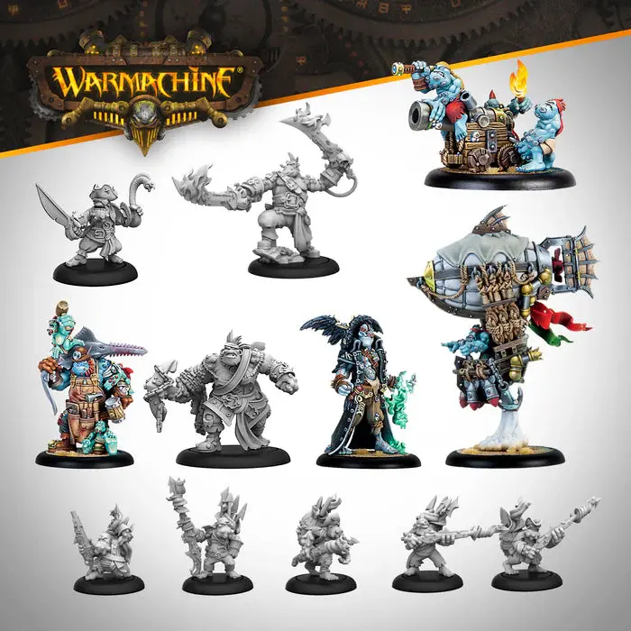 Warmachine: Southern Kriels Brineblood Marauders Auxiliary Expansion 1