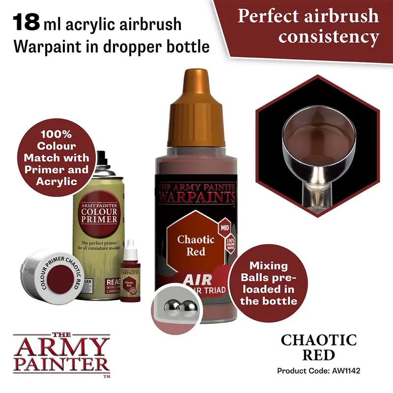 Warpaints Air: Chaotic Red 2
