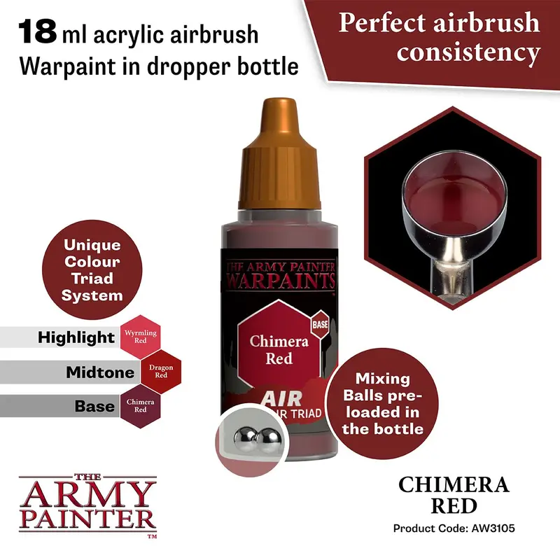 Warpaints Air: Chimera Red 2