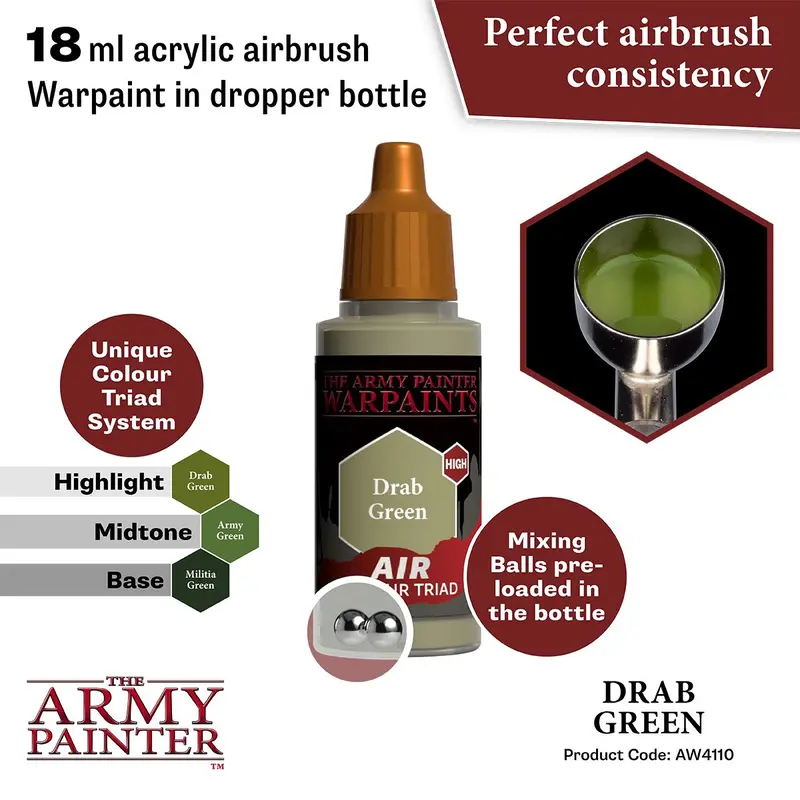 Warpaints Air: Drab Green 2