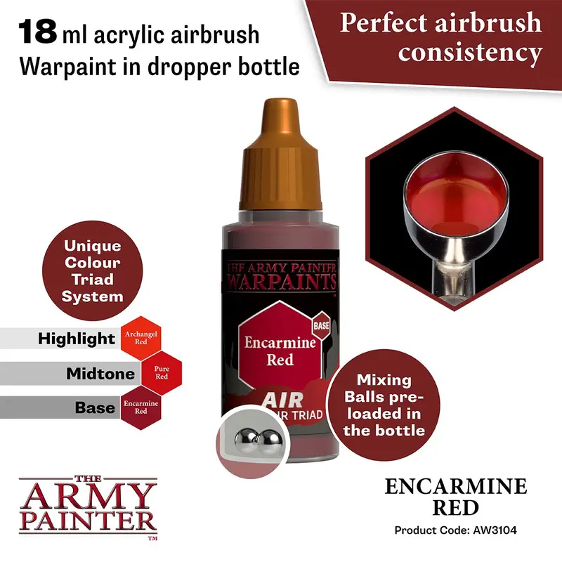 Warpaints Air: Encarmine Red 2