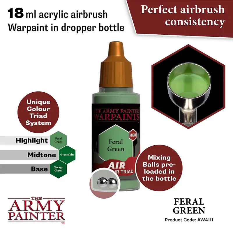 Warpaints Air: Feral Green 2