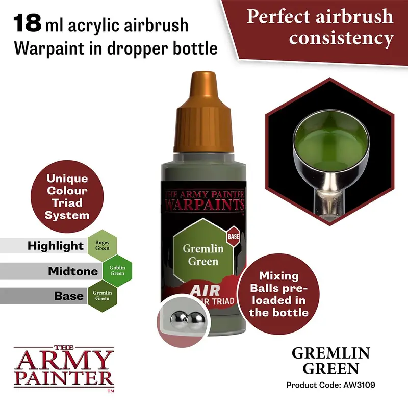 Warpaints Air: Gremlin Green 2