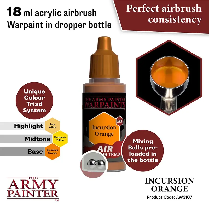 Warpaints Air: Incursion Orange 2