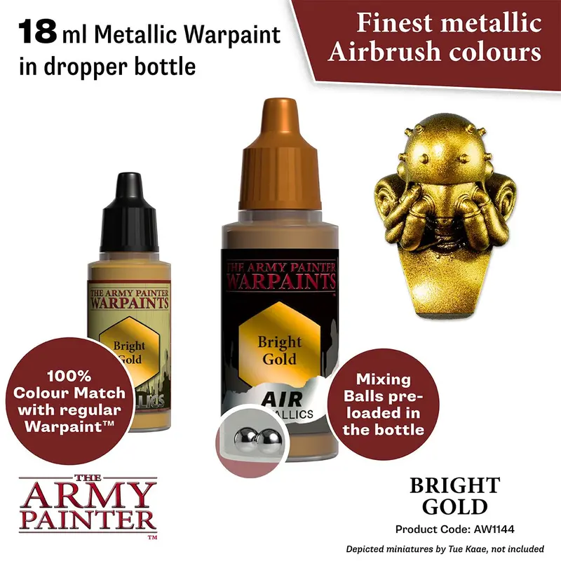 Warpaints Air Metallics: Bright Gold 2