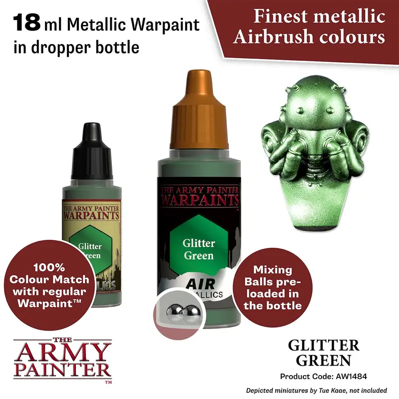 Warpaints Air Metallics: Glitter Green 2