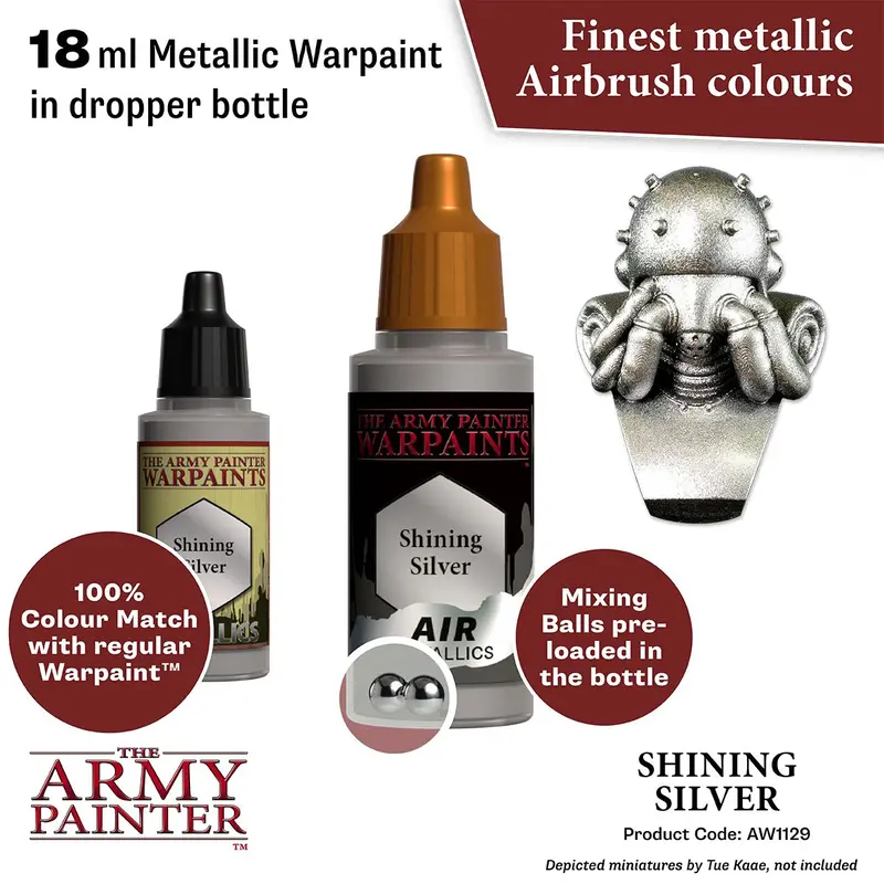 Warpaints Air Metallics: Shining Silver 2