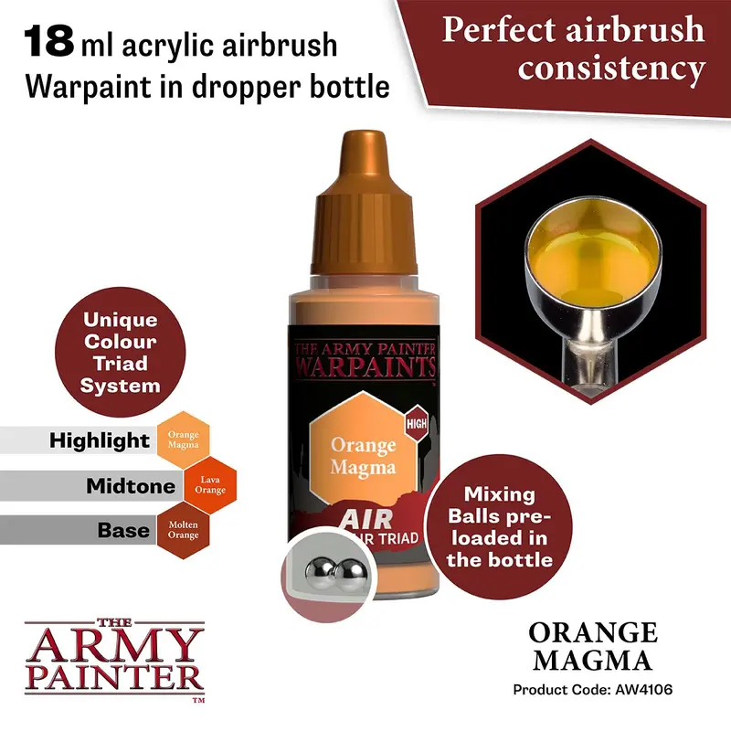 Warpaints Air: Orange Magma 2