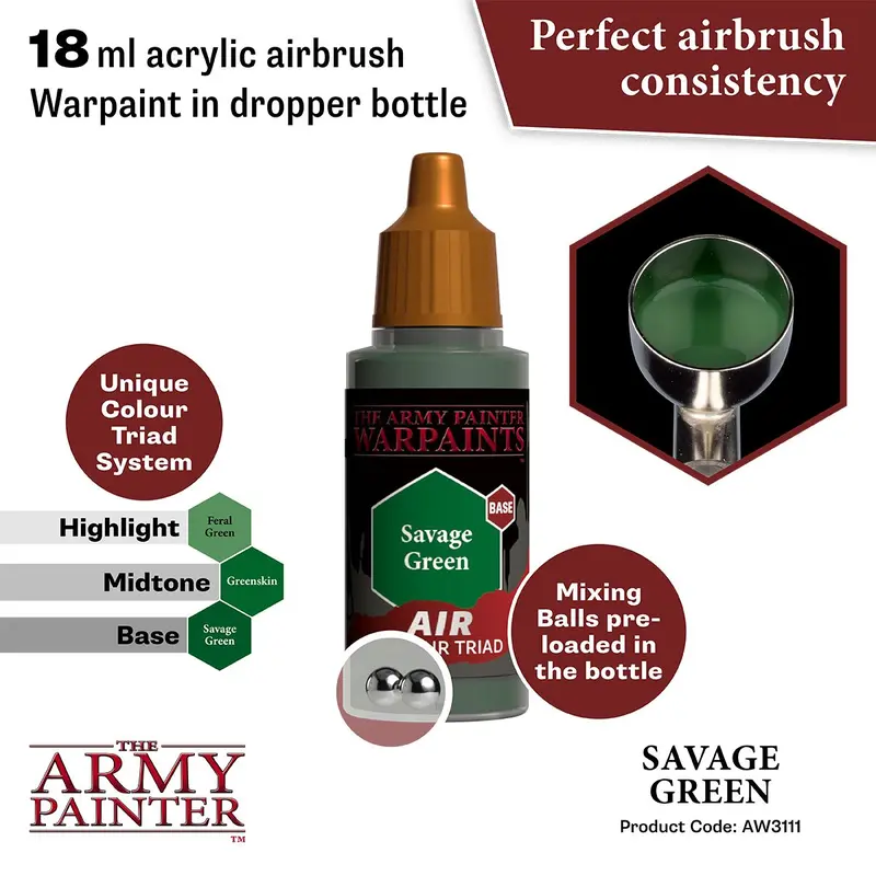 Warpaints Air: Savage Green 2