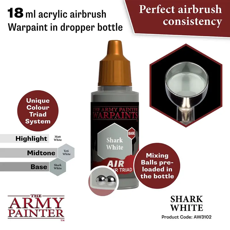Warpaints Air: Shark White 2