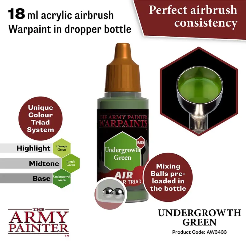 Warpaints Air: Undergrowth Green 2