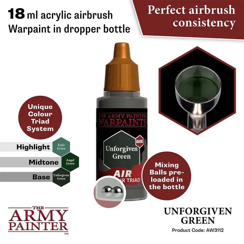 Warpaints Air: Unforgiven Green 2