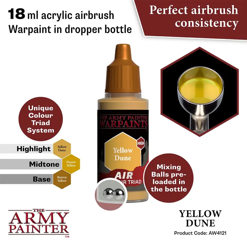 Warpaints Air: Yellow Dune 2