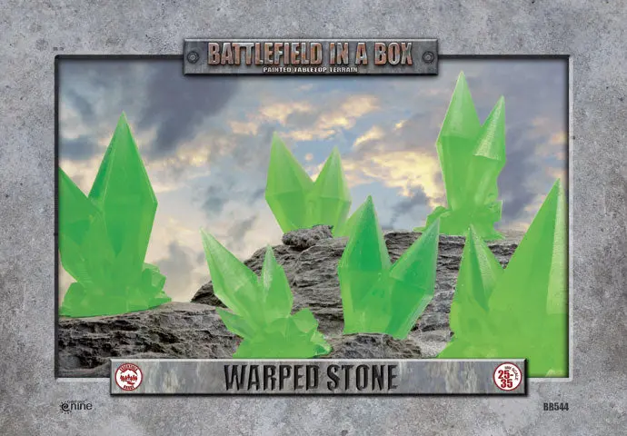 Warped Stone- Green 1