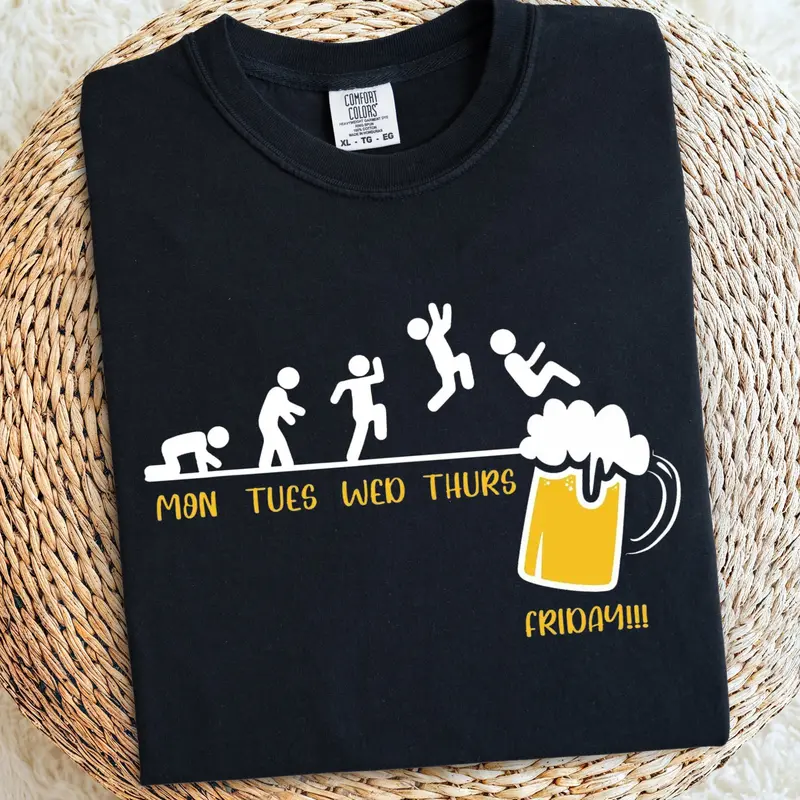 Weekend Beer Cotton Tshirt 1