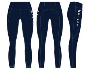 Wenona School Brushed Lycra Tight - Ink 4