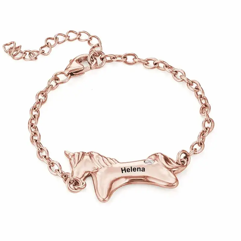 Whimsical Unicorn-Themed Adjustable Bracelet