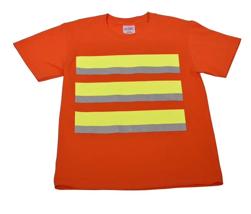 Whistle Workwear Kids' Safety T-Shirt_Orange 1