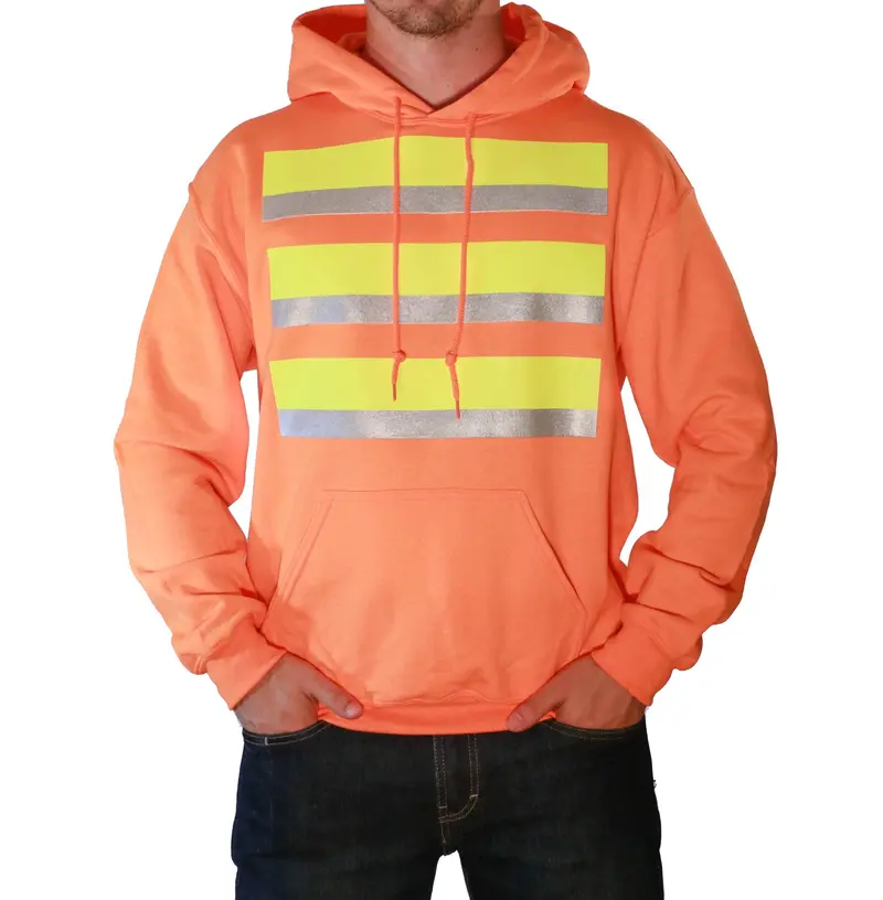 Whistle Workwear Safety Hoodie_Safety Orange 1