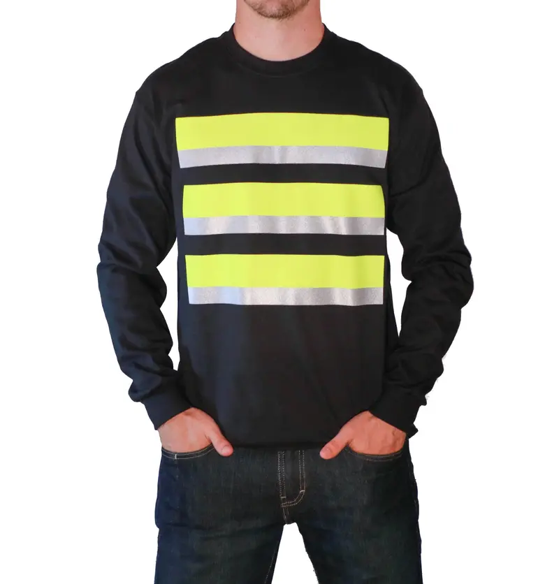 Whistle Workwear Safety Long Sleeve T-Shirt_Black 1